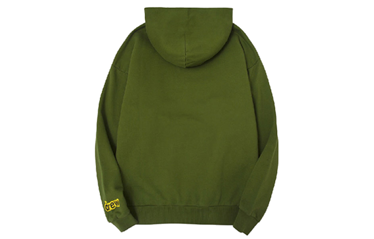 Drew House Logo Secret Hoodie Unisex Green Pullover Fleece for Fall DR-FW20-106 圖 3