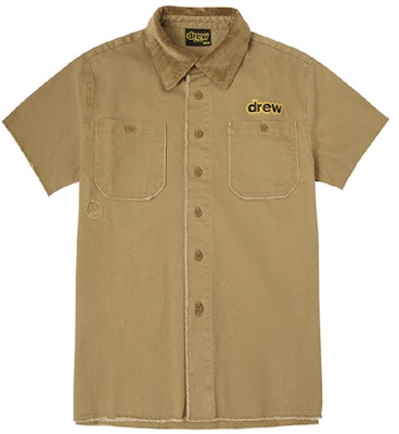 Baju Unisex Drew House Logo Vintage Sulaman Coklat Gelap DR-SS20-82 Order Baju Unisex Drew House Logo Vintage Sulaman Coklat Gelap DR-SS20-82