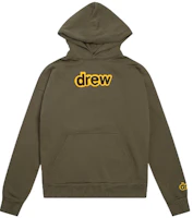 Drew House Logo SS22 Secret Hoodie Midnight Olive Pullover Unisex Fleece DR-SS22-208 Drew House Logo SS22 Secret Hoodie Midnight Olive Pullover Unisex Fleece DR-SS22-208