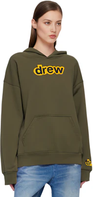 Drew House Logo SS22 Secret Hoodie Midnight Olive Pullover Unisex Fleece DR-SS22-208 Shop Drew House Logo SS22 Secret Hoodie Midnight Olive Pullover Unisex Fleece DR-SS22-208