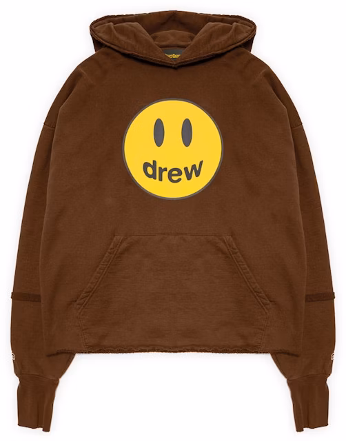 drew-house-mascot-deconstructed-hoodie-brown