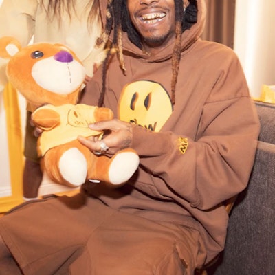 Drew House Mascot Deconstructed Hoodie Brown Unisex Smiley Pullover Sweater. DR-SS22-152 1