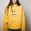 Details for Drew House Mascot Hoodie Smiley Logo Golden Yellow Unisex Fleece Pullover DR-FW21-092