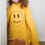 Sizing Drew House Mascot Hoodie Smiley Logo Golden Yellow Unisex Fleece Pullover DR-FW21-092