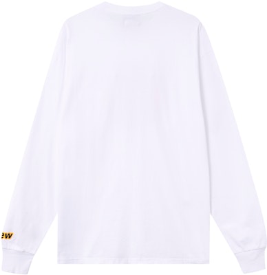 Drew House Mascot Smile 系列男女寬鬆白色長袖圓領上衣 DR1083 Lookbook Drew House Mascot Smile 系列男女寬鬆白色長袖圓領上衣 DR1083