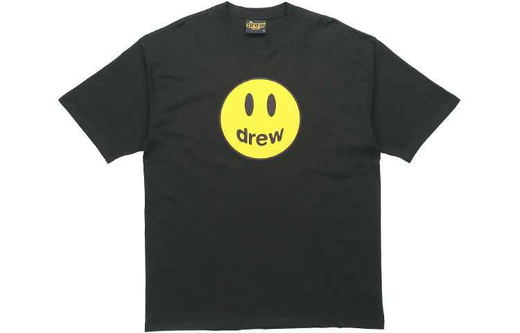 Drew House Mascot Smiley Unisex Black T-Shirt DR-FW20-93