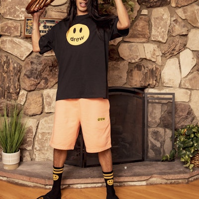 Drew House Mascot Smiley Unisex T-Shirt Hitam DR-FW20-93 Shop Drew House Mascot Smiley Unisex T-Shirt Hitam DR-FW20-93