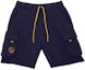 Order Drew House 藏蓝色笑脸标志工装休闲短裤 男女通用款 运动短裤 DR-SS21-148