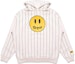 Buy Sudadera con capucha Drew House Smiley a rayas azul marino y blanca. DR-SS22-237