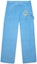 Lookbook Drew House Pacific Blue Smiley Corduroy Carpenter Pants Unisex Kasual Biru. DR-SS22-405