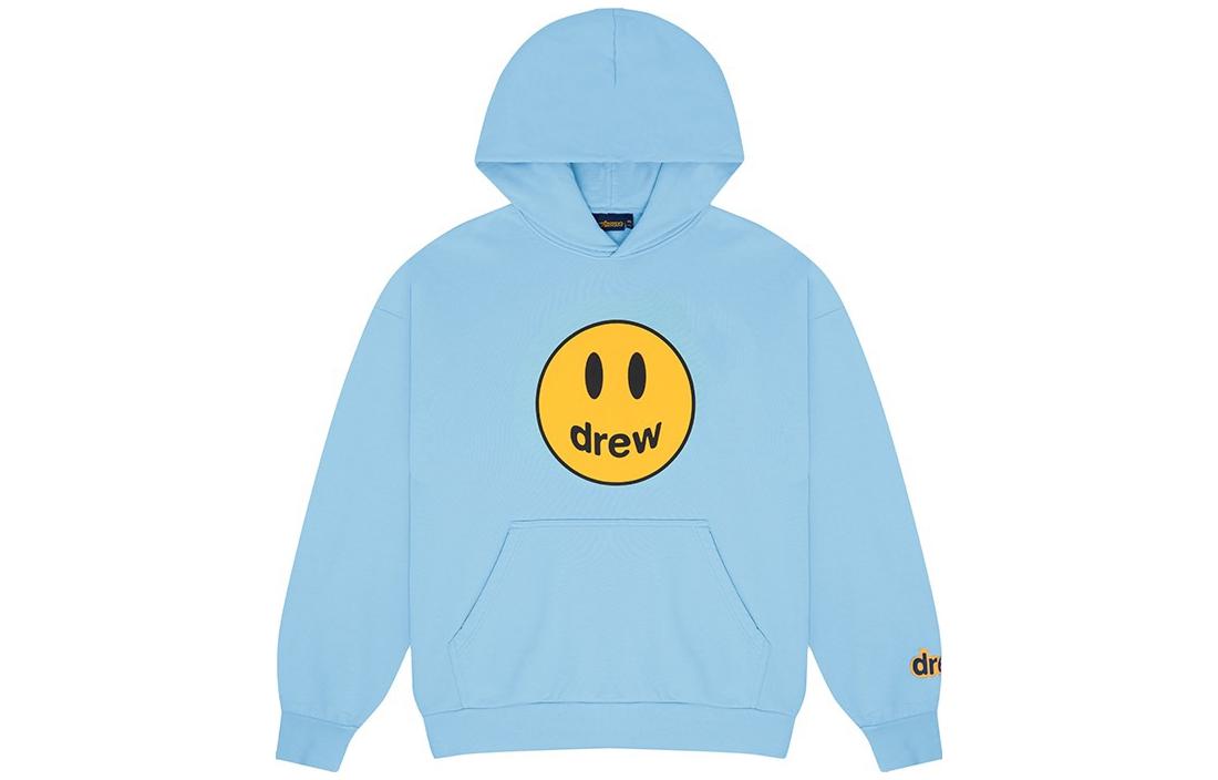 Order Drew House Pacific Blue Hoodie Fleece Unisex Smiley Face. DH-F31121-MCPB