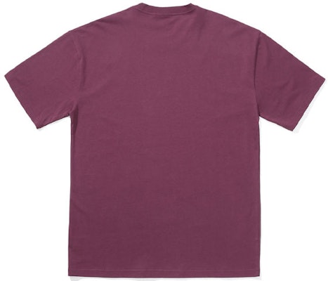 Drew House Pizza Grafik Tee Berry Unisex Gaya Pasangan. DR-FW21-122 Lookbook Drew House Pizza Grafik Tee Berry Unisex Gaya Pasangan. DR-FW21-122