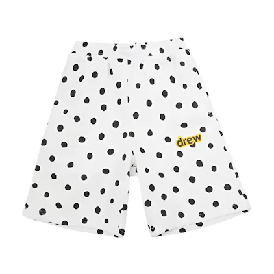 Drew House Polka Dot Logo Cotton Unisex Relaxed Shorts DR-SS21-34