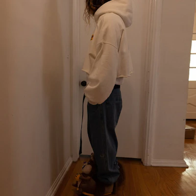 Drew House Printed Pullover Hoodie Unisex Off-White Color DR-FW22-1231-5 Purchase Drew House Printed Pullover Hoodie Unisex Off-White Color DR-FW22-1231-5