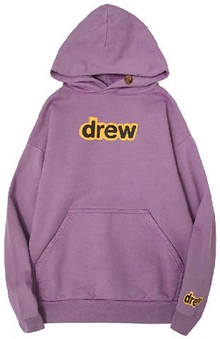 drew-house-pullover-hoodie-unisex-dusty-lilac-letter-print-fleece-dr-fw-20-109