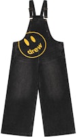 Drew House Relaxed Fit Smile Print Overalls Unisex Black. DH-SBD718U-MCCR Drew House Relaxed Fit Smile Print Overalls Unisex Black. DH-SBD718U-MCCR