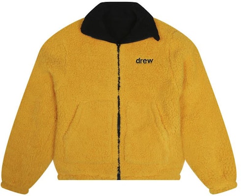 Jaket Drew House Reversible Zip Up Mascot Sherpa Hitam Unisex Retro Style. DR-SS22-277 Lookbook Jaket Drew House Reversible Zip Up Mascot Sherpa Hitam Unisex Retro Style. DR-SS22-277