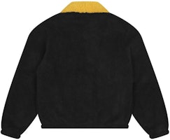 Shop Drew House Reversible Zip Up Jacket Mascot Sherpa Black Unisex Retro Style. DR-SS22-277