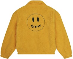 Purchase Drew House Reversible Zip Up Jacket Mascot Sherpa Black Unisex Retro Style. DR-SS22-277