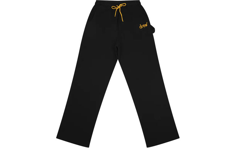 Drew House Scribble Carpenter Sweatpant Unisex Black Joggers. DR-FW22-99