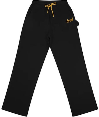 Drew House 塗鴉工裝褲 男女同款 黑色休閒運動長褲 DR-FW22-99 Buy Drew House 塗鴉工裝褲 男女同款 黑色休閒運動長褲 DR-FW22-99