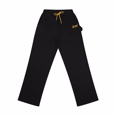 Drew House Scribble Carpenter Sweatpant Unisex Black Joggers. DR-FW22-99