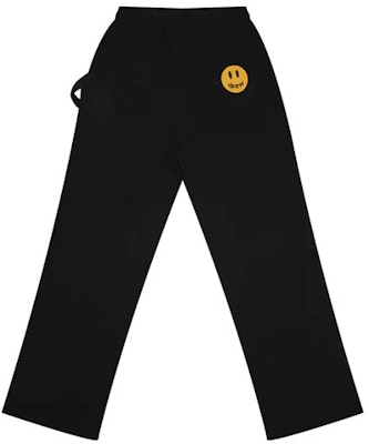 Drew House 塗鴉工裝褲 男女同款 黑色休閒運動長褲 DR-FW22-99 Lookbook Drew House 塗鴉工裝褲 男女同款 黑色休閒運動長褲 DR-FW22-99