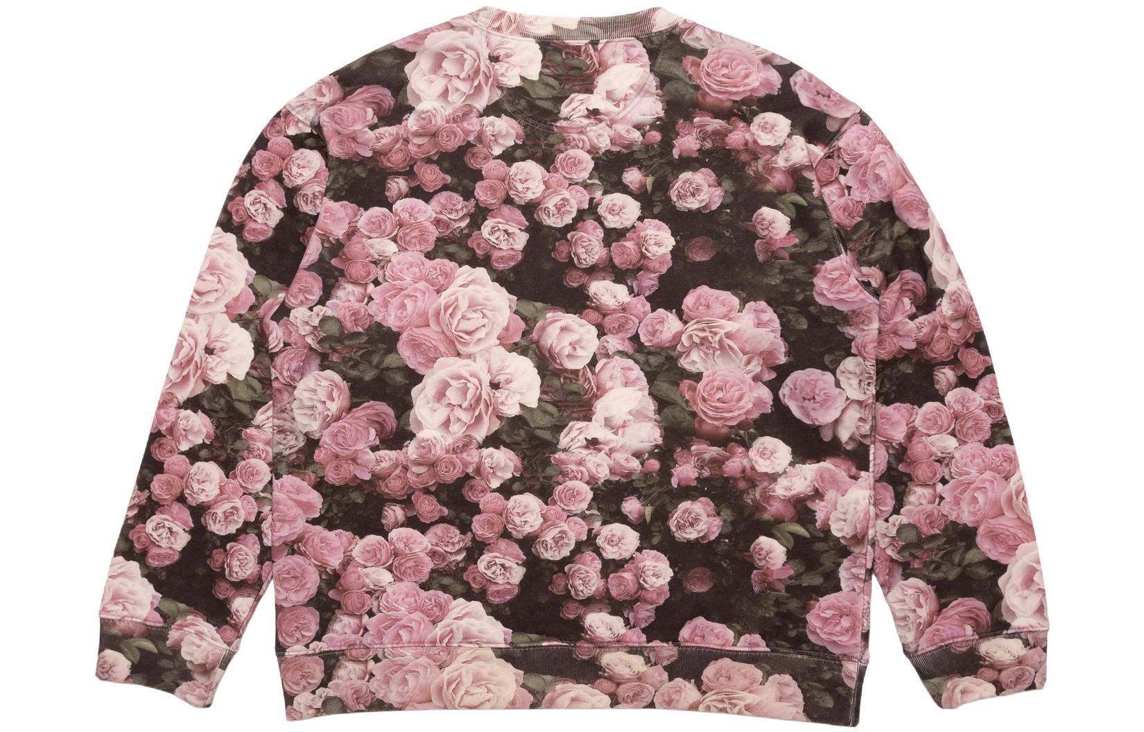 Lookbook Sudadera Unisex Drew House Rosa con Logo Scribble y Estampado de Rosas DR-SS22-461