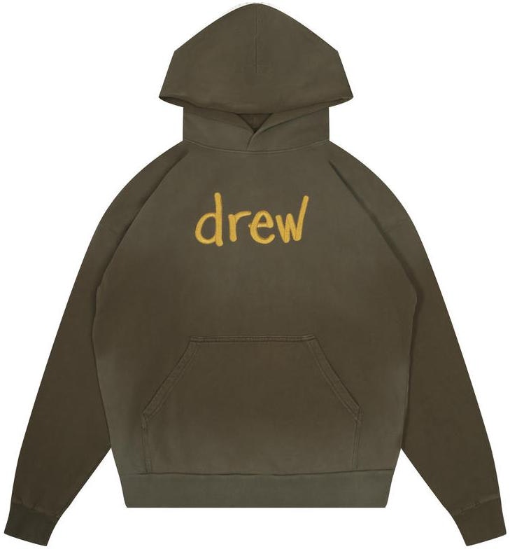 drew-house-scribble-oversized-hoodie-olive-green-unisex-casual-letter-print-dr-fw-22-106