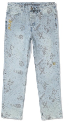 Drew House Script Cetakan Seluar Jeans Tirus Unisex DR-FW21-069 Buy Drew House Script Cetakan Seluar Jeans Tirus Unisex DR-FW21-069