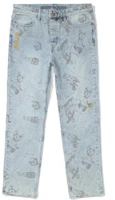 Order Drew House 字體印花窄版牛仔褲 男女款 DR-FW21-069