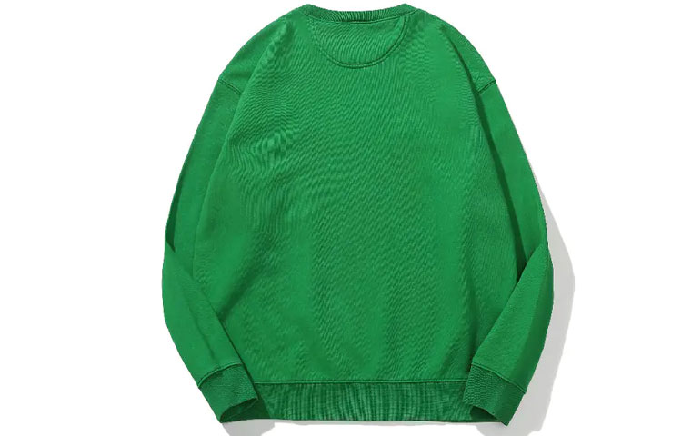 Lookbook Drew House SS21秘密款绿色男女同款抓绒套头衫卫衣。 DR-SS21-77