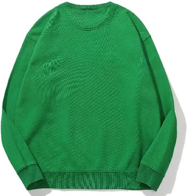 Drew House SS21秘密款绿色男女同款抓绒套头衫卫衣。 DR-SS21-77 Lookbook Drew House SS21秘密款绿色男女同款抓绒套头衫卫衣。 DR-SS21-77