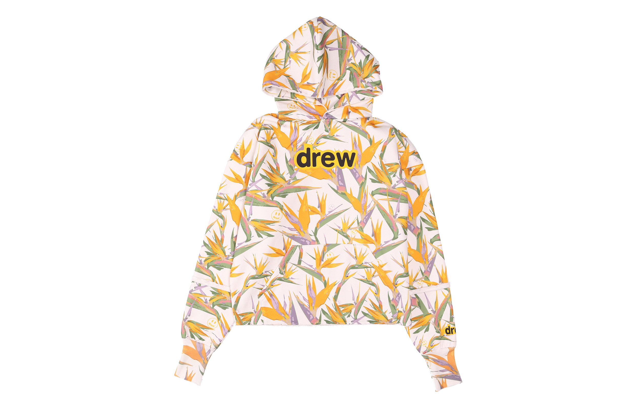 Drew House Secret Deconstructed Logo Hoodie White Unisex Winter Edition DR-SS20-48