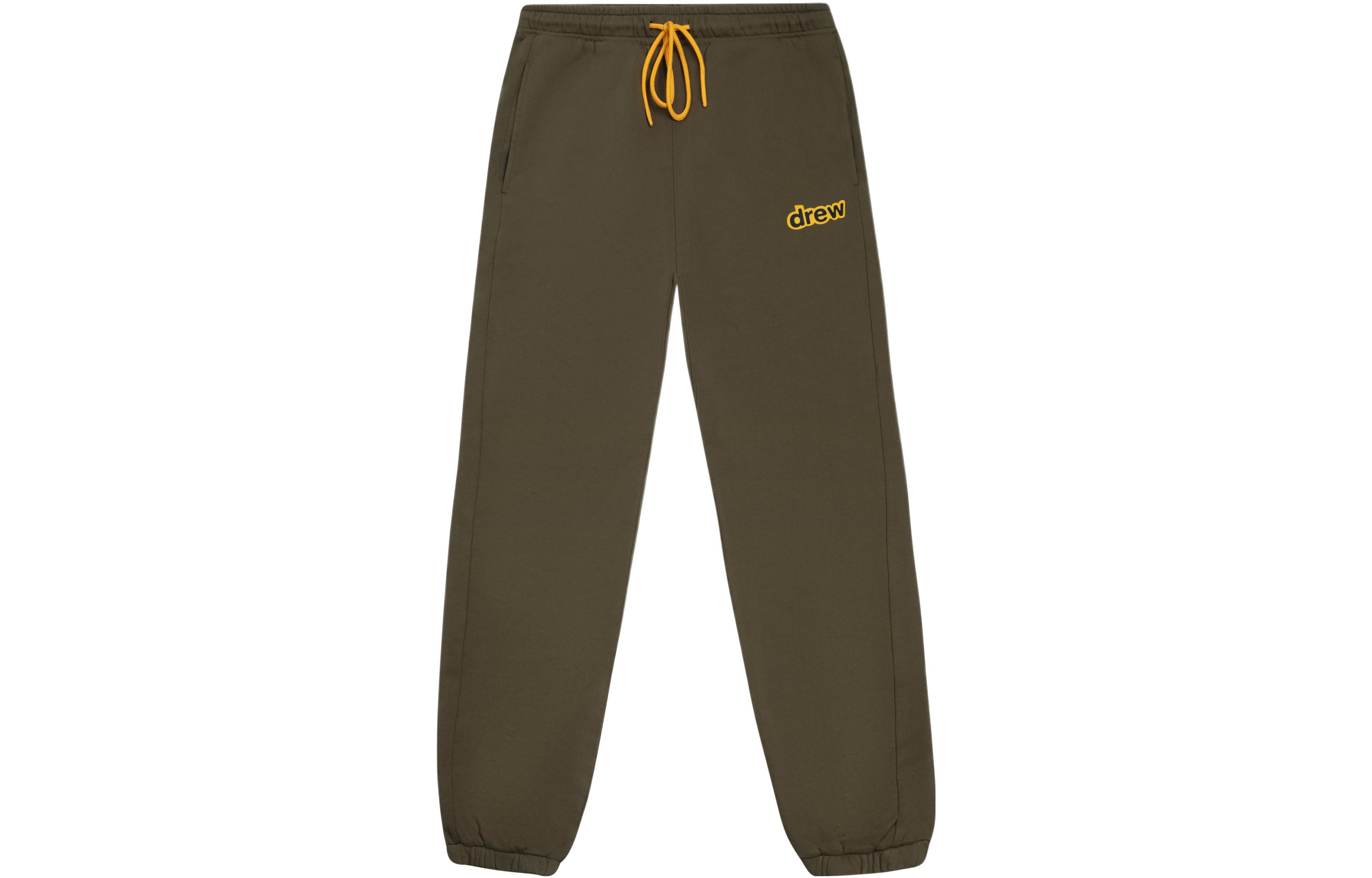 Drew House Secret Letter Logo Sweatpants Midnight Olive Unisex Knit Joggers. DR-SS22-218