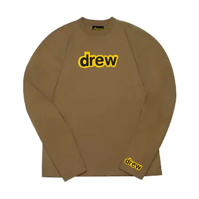 Drew House Secret Logo Long Sleeve Tee Unisex Brown DR-SS20-51