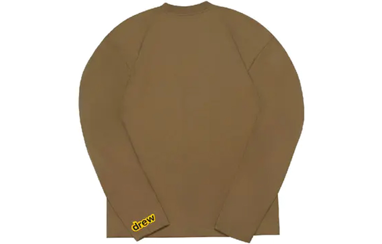 Lookbook Drew House 秘密標誌長袖上衣 男女同款 棕色 DR-SS20-51