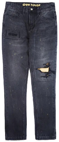 drew-house-secret-smiley-letter-logo-ink-dye-unisex-vintage-black-jeans-dr-ss-20-014