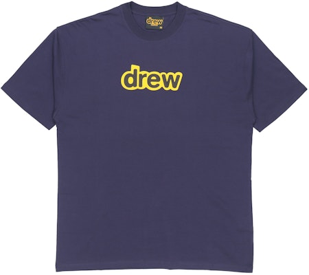 ドリューハウス シークレットSS Tシャツ ネイビー ロゴ ユニセックス クルーネック. DR-SS21-147 Order ドリューハウス シークレットSS Tシャツ ネイビー ロゴ ユニセックス クルーネック. DR-SS21-147