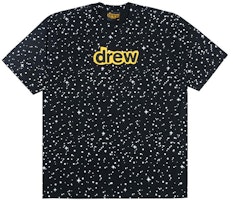 Drew House Secret Starry Night Logo Tee - Unisex Black Hip-Hop Fit T-Shirt. DR-FW21-128 Drew House Secret Starry Night Logo Tee - Unisex Black Hip-Hop Fit T-Shirt. DR-FW21-128