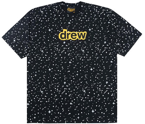 Camiseta Negra Unisex Drew House Logo Estrellado Noche - Estilo Hip-Hop. DR-FW21-128 Buy Camiseta Negra Unisex Drew House Logo Estrellado Noche - Estilo Hip-Hop. DR-FW21-128