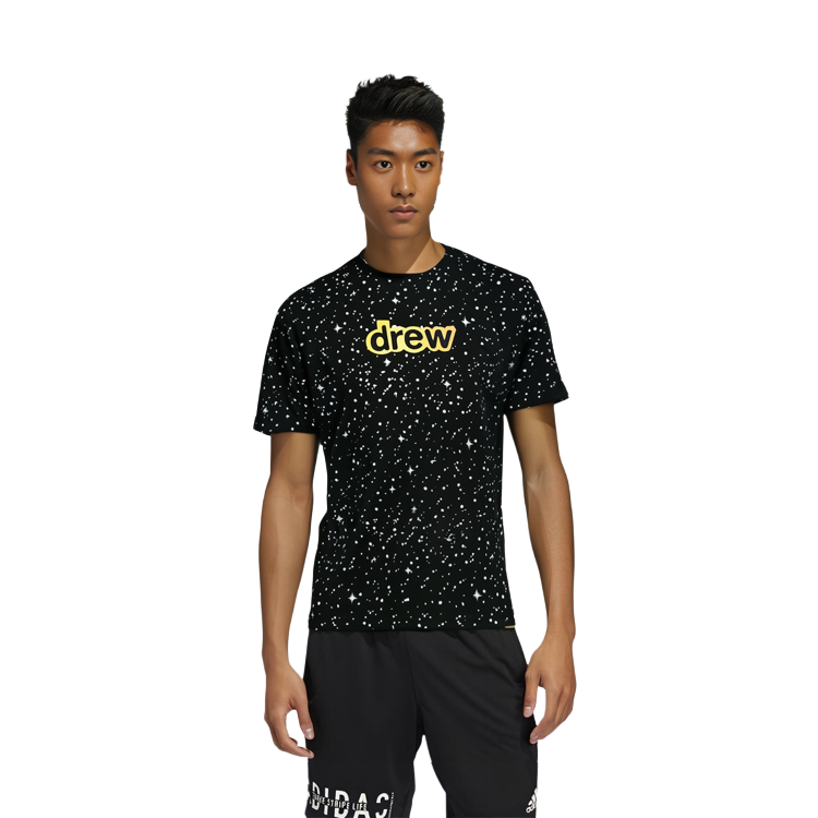 Purchase Camiseta Negra Unisex Drew House Logo Estrellado Noche - Estilo Hip-Hop. DR-FW21-128