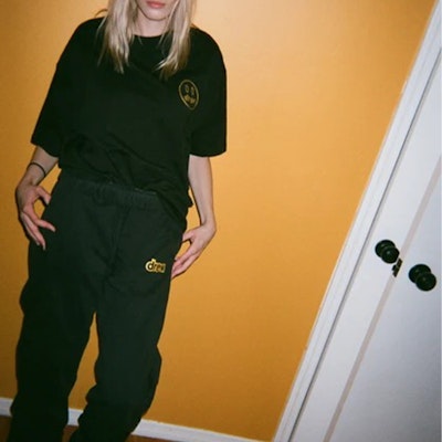 Drew House 隱藏款男女黑色運動長褲 DR-SS20-56 Details for Drew House 隱藏款男女黑色運動長褲 DR-SS20-56