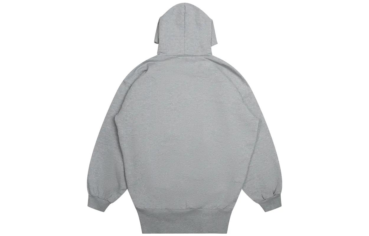 Lookbook Drew House Secret Verdugo Hoodie Grey - Oversized Letter Print Hoodie DR-FW22-777