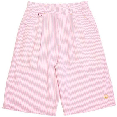 Drew House 粉色条纹男女款教堂短裤 Seersucker Church Shorts. DR-SS21-125 Buy Drew House 粉色条纹男女款教堂短裤 Seersucker Church Shorts. DR-SS21-125