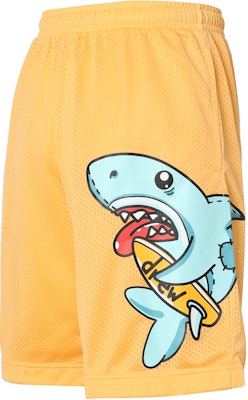 Drew House 鯊魚印花標誌寬鬆中腰籃球短褲 男女適用 DR-SS21-136 Lookbook Drew House 鯊魚印花標誌寬鬆中腰籃球短褲 男女適用 DR-SS21-136