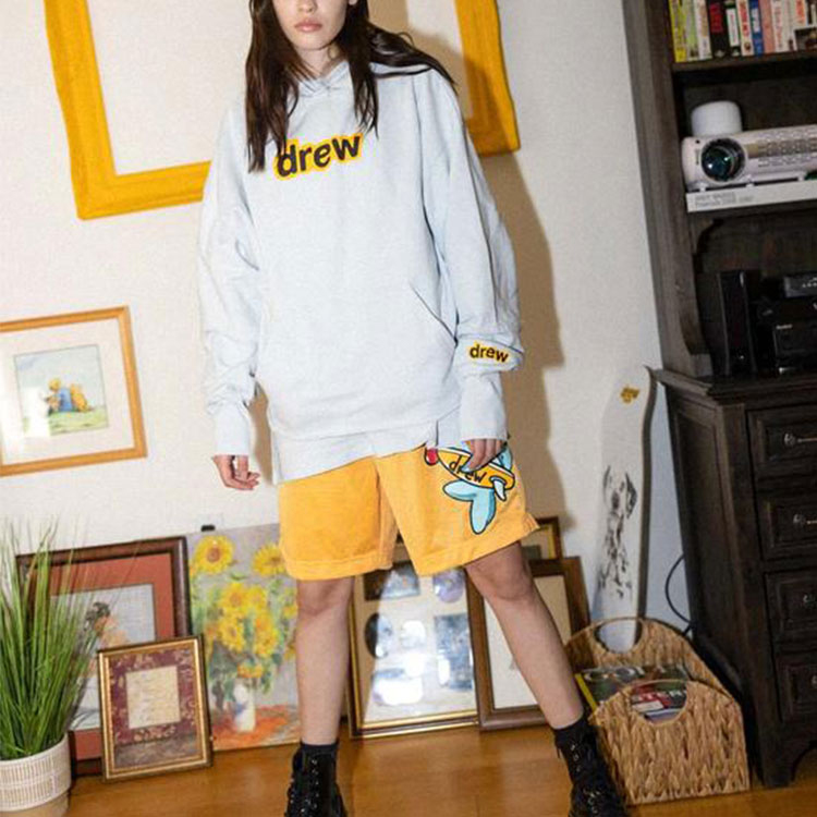 Details for Drew House 鯊魚印花標誌寬鬆中腰籃球短褲 男女適用 DR-SS21-136