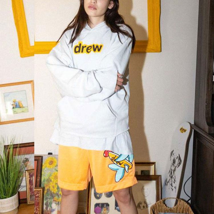 Sizing Drew House 鯊魚印花標誌寬鬆中腰籃球短褲 男女適用 DR-SS21-136