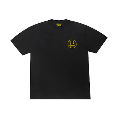 Drew House Sketch Face Unisex Black Tee DR-SS20-50