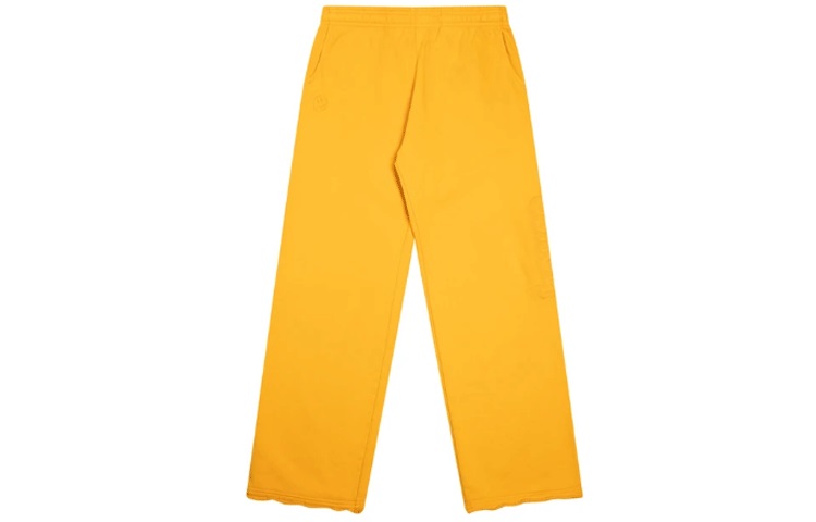 Drew House Skidoodle Straight Leg Sweatpants Golden Yellow Unisex Casual Pants. DR-SS22-140